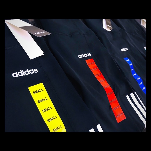 Adidas 3 Stripe 7/8 large pocket leggings/tights - Picture 2 of 7